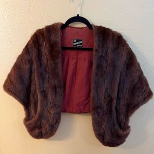 Fur shawl